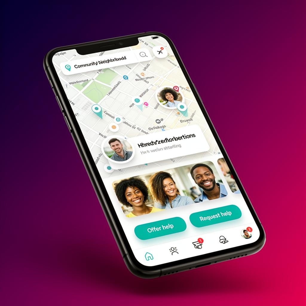 NeighborNote app preview
